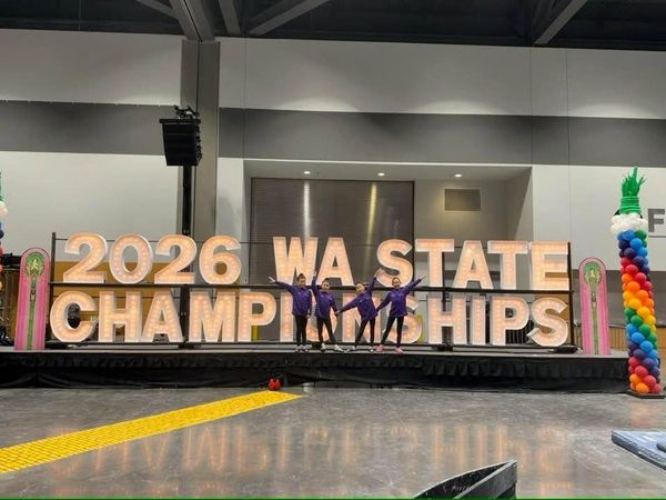 Gymnastics East team athletes at the 2026 WA State Championships